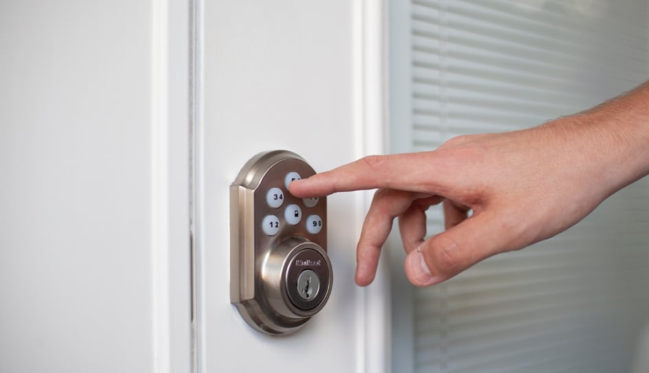 ADT smartlock on a South Bend home